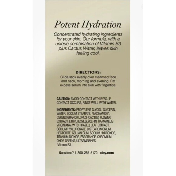 Olay Serums Pressed Serum Stick Vitamin B3 and Cactus Water 0.47oz LOT OF 3! NEW - Picture 4 of 4